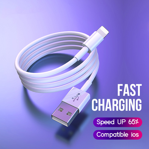Smart chip safe and fast charging USB Type-C to Lightning cable